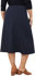 Picture of NNT Uniforms Womens Crepe Stretch Midi Length A-Line Skirt - Navy (CAT2RV-NAV)