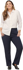 Picture of NNT Uniforms Womens Crepe Stretch Straight Leg Pant - Navy (CAT3YD-NAV)