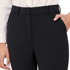 Picture of NNT Uniforms Womens Crepe Stretch Straight Leg Pant - Black (CAT3YD-BKP)