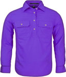 Picture of Ritemate Workwear-Kids Pilbara Closed Front Long Sleeve Shirt (RM400CF)