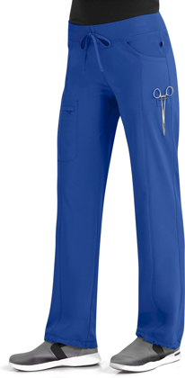 Picture of Cherokee Scrubs Womens Straight Leg Drawstring Cargo Pants (CH-1123A)