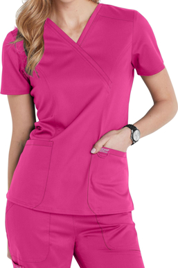 Picture of Cherokee Scrubs Womens Revolution Crossover Top with Badge Loop (CH-WW610)