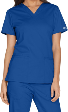 Uniform Australia-Cherokee Scrubs-CH-WW622-Cherokee Workwear Revolution  Women's Snap Front V-Neck Top