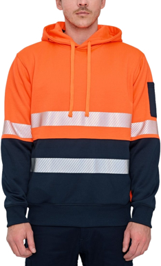 Picture of Australian Industrial Wear Unisex Taped Hi Vis Hoodie (TP05)