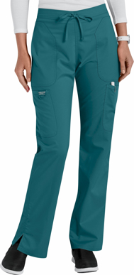 Picture of Cherokee Scrubs Womens Drawstring Flare Scrub Pant - Tall (CH-WW120T)