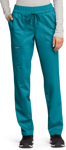 Picture of Cherokee Scrubs Womens Revolution Straight Leg Drawstring Pant With Knit Contrast - Petite (CH-WW105)