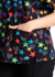 Picture of Cherokee Scrubs Womens Loving Stars V-Neck Print Top (CK703 LVSS)