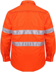 Picture of Ritemate Workwear Vented Closed Front Lightweight With Reflective Tape (RM108VCFR)