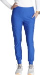 Picture of Cherokee Scrubs Womens Form 6 Pocket Elastic Waistband Cargo Jogger - Petite (CH-CK092P)