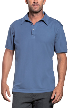 Picture of Stencil Mens Glacier Short Sleeve Polo (1054 Stencil)