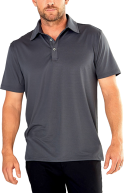 Picture of Stencil Mens Silvertech Short Sleeve Polo (1058 Stencil)