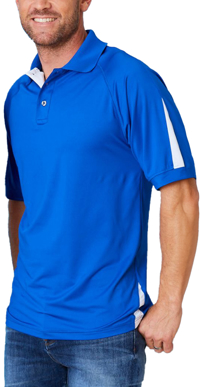 Picture of Stencil Mens Team Short Sleeve Polo (1050 Stencil)