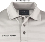Picture of Stencil Mens Ice Cool Short Sleeve Polo (1053 Stencil)