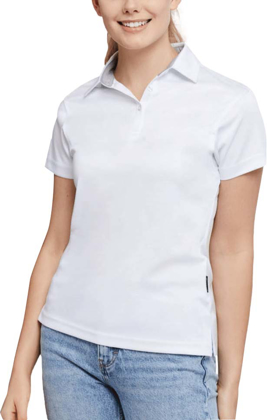 Picture of Stencil Womens Kahve Short Sleeve Polo (1164 Stencil)