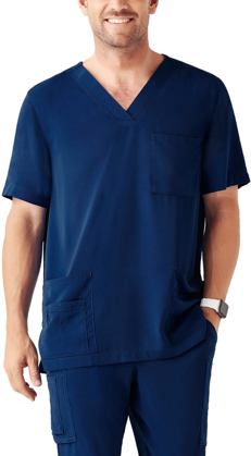 Picture of Bizcare Mens Avery V-Neck Scrub Top (CST945MS)