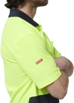 Picture of Hard Yakka Mens Short Sleeve Hi Vis Polo (Y19616)