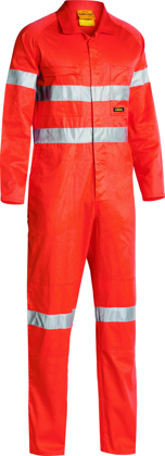 Picture of Bisley Workwear Taped Hi Vis Lightweight Coverall (BC6718TW)