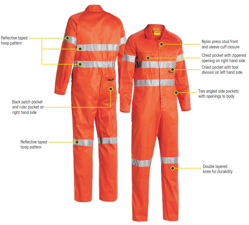 Workwear and Safety Specialist! View Bisley Workwear BC6718TW 3M Taped
