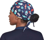 Picture of Bizcare Unisex Sugar Land	Printed Scrub Cap (CSC245U Sugar Land)