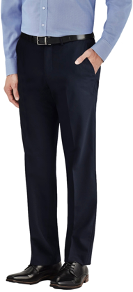 Picture of Biz Corporates Mens Comfort Wool Stretch Adjustable Waist Pant (74014)