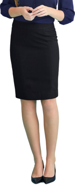 Picture of Biz Corporates Womens Cool Stretch Mid-waist Pencil Skirt (RGS312L)