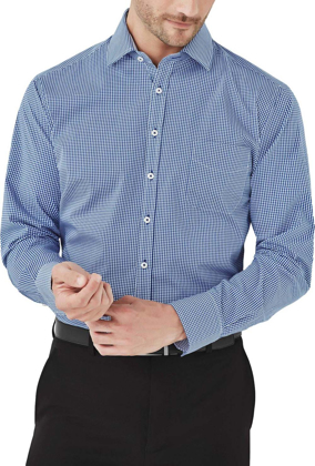 Picture of Biz Corporates Mens Newport Long Sleeve Shirt (42520)