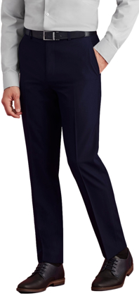 Picture of Biz Corporates Siena Mens Slim Fit Flat Front Pant (70716)