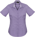 Picture of Biz Corporates Womens Newport Short Sleeve Shirt (42512)