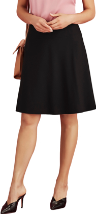 Picture of Biz Corporates Womens Siena Bandless Flared Skirt (20718)