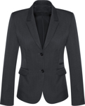 Picture of Biz Corporates Womens Comfort Wool Stretch 2 Button Mid Length Jacket (64019)