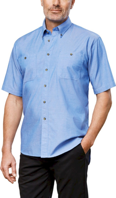 Picture of Biz Collection Mens Chambray Short Sleeve Shirt (SH113)