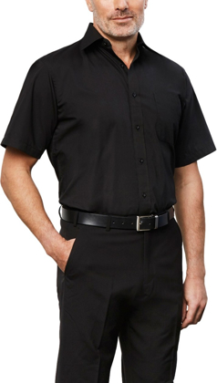 Picture of Biz Collection Mens Base Short Sleeve Shirt (S10512)