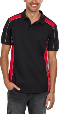 Picture of Biz Collection Unisex Grid Short Sleeve Polo (P413US)
