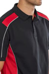 Picture of Biz Collection Unisex Grid Short Sleeve Polo (P413US)
