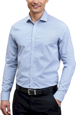 Picture of Biz Collections Mens Bristol Tailored Long Sleeve Shirt (S339ML)
