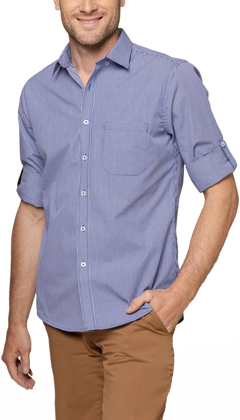 Picture of Gloweave-1637HL-Men's Gingham Slim Fit Shirt - Westgarth