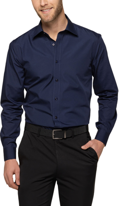 Picture of Gloweave-1520L-Men's Premium Poplin Slim Fit Long Sleeve Shirt- Nicholson