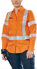 Picture of Bisley Workwear Womens X Taped Biomotion Hi Vis FR Ripstop Vented Shirt - 185 GSM (BL8439XT)