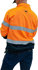 Picture of Bisley Workwear Taped Hi Vis 1/4 Zip Fleece Pullover (BK6989T)