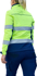 Picture of Bisley Workwear Womens Taped Two Tone Hi Vis Soft Shell Jacket (BJL6059T)