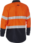 Picture of Bisley Workwear Taped Hi Vis FR Ripstop Vented Shirt - 160 GSM (BS8338T)