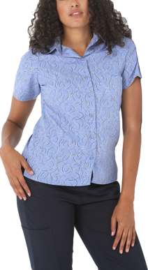 Picture of LSJ Collections Ladies Action Back Breeze Shirt (2162-BR)