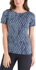 Picture of LSJ Collections Ladies Round Boat Neck Top - Blue Sorrento Knit (702-KNP)