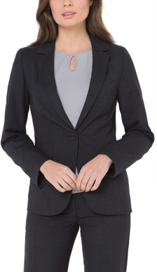 Picture of LSJ Collections Ladies Single Button Jacket (Wool Tech) (651-WT)