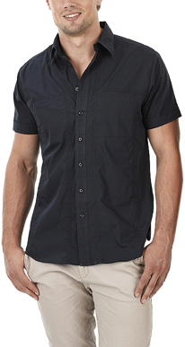 Picture of Identitee Mens Aston Short Sleeve Shirt (W13)