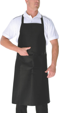 Picture of DNC Workwear Full Bib Apron With Pocket - 100% Cotton (2501)