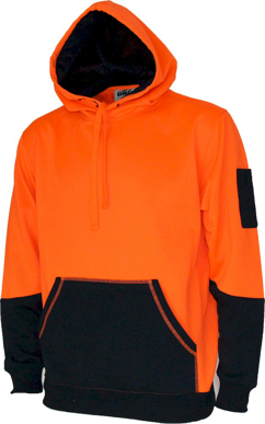 Picture of DNC Workwear Hi Vis 2 Tone Super Fleece Hoodie (3721)