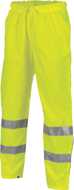 Picture of DNC Workwear Hi Vis Day/Night Breathable Rain Pants with 3M Reflective Tape (3872)