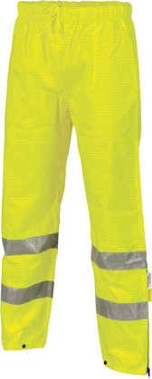 Picture of DNC Workwear Hi Vis Taped Breathable Anti Static Pants - 3M Reflective Tape (3876)