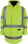 Picture of DNC Workwear Hi Vis Taped Biomotion "H" Pattern "6 In 1" Jacket (3963)
